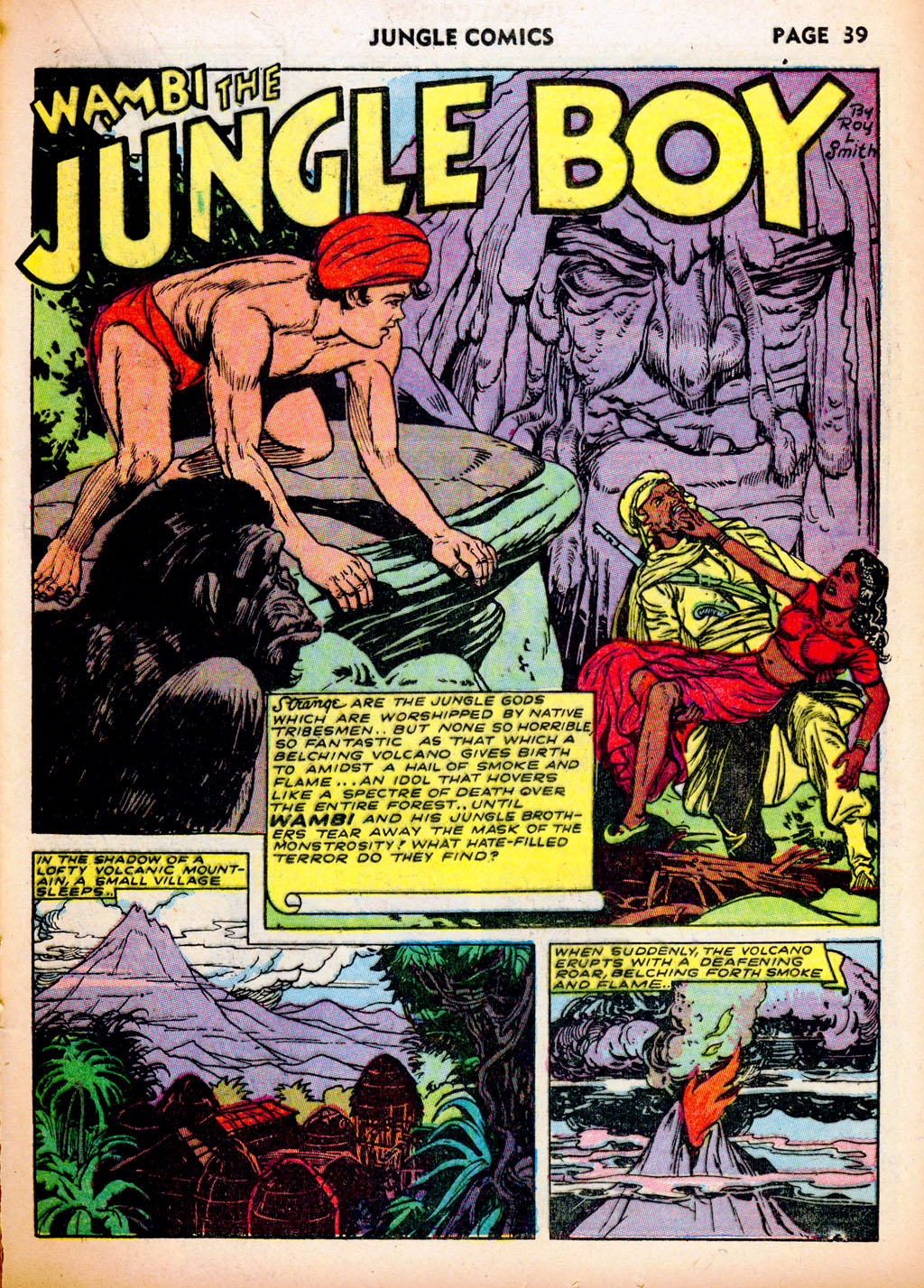 Read online Jungle Comics comic -  Issue #37 - 41