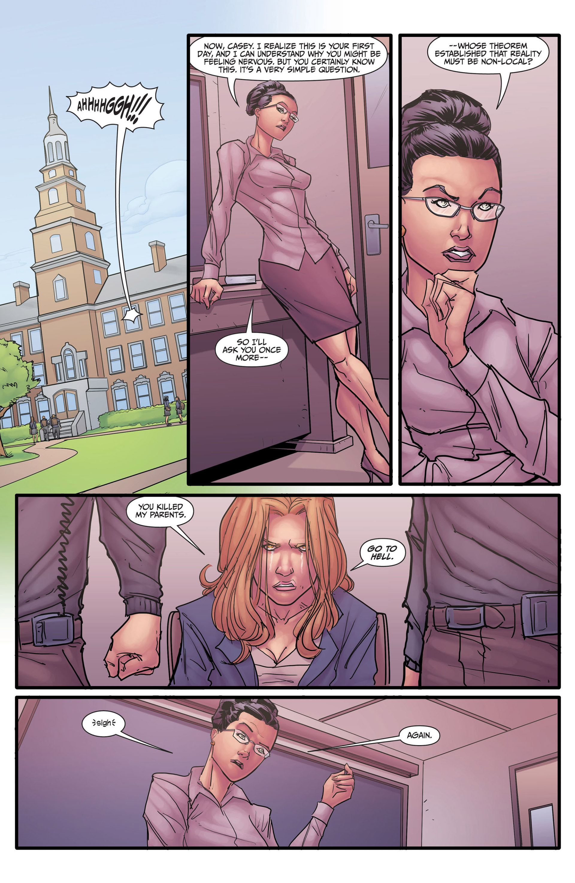 Read online Morning Glories comic -  Issue # _TPB 1 - 53