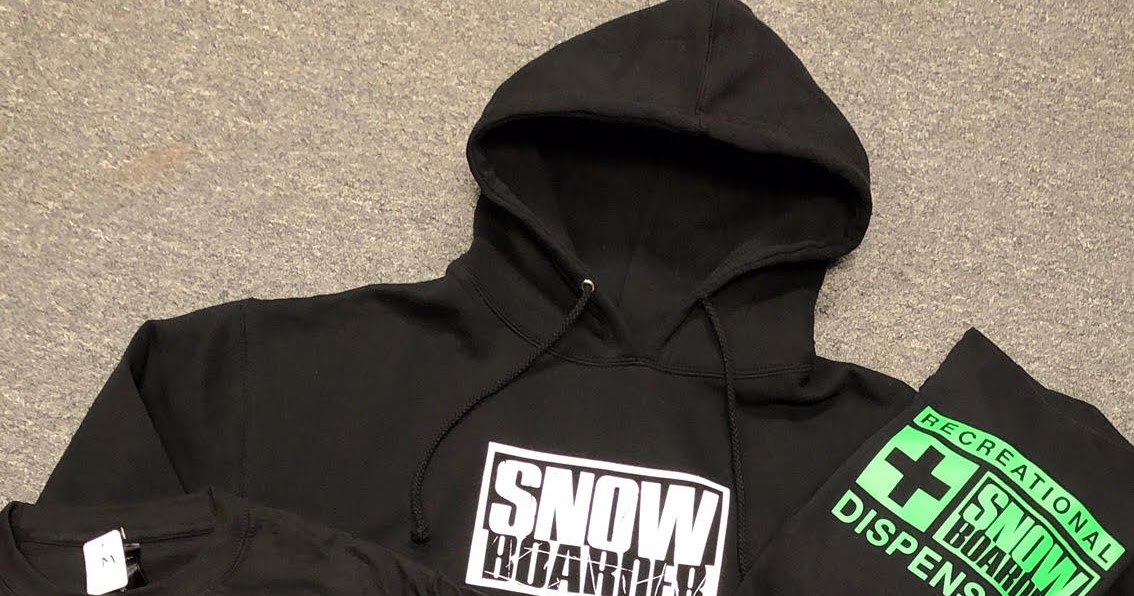 snowboarder mag hoodie