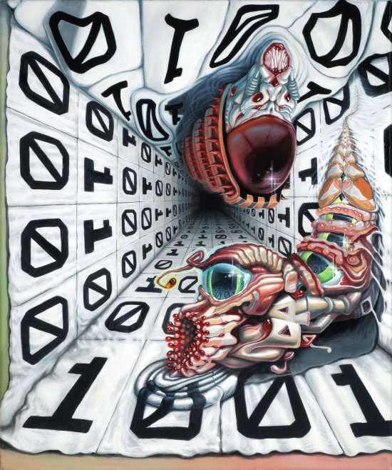 As surreais e psicodélicas pinturas de Cody Seekins Cody Seekins arte pinturas surreais psicodélicas cores oníricas
