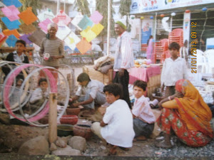 "Kite Factory" in Bhuj.(28-12-1997)