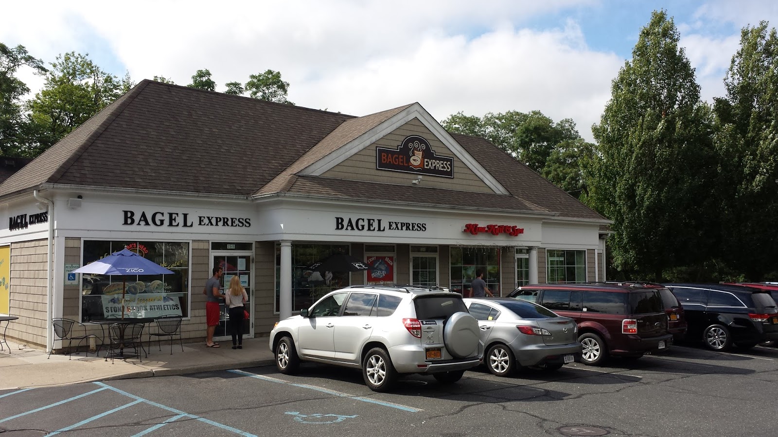 Sunday Bagels With Dad 8/23/15 Bagel Express