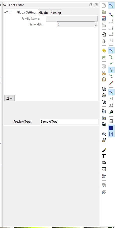 SVG Font Editor Inkscape Software - SVG Font Editor