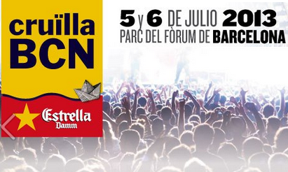 Festival Cruilla Barcelona 2013. 5 y 6 de Julio