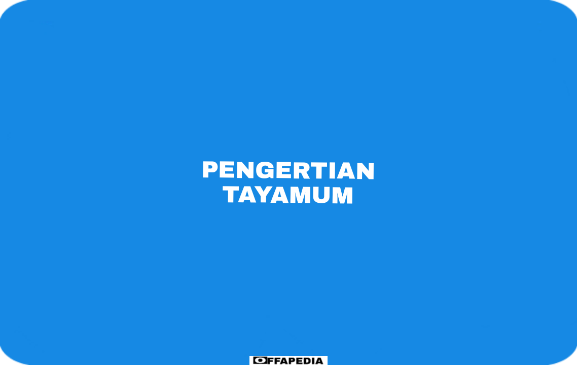 Pengertian tayammum