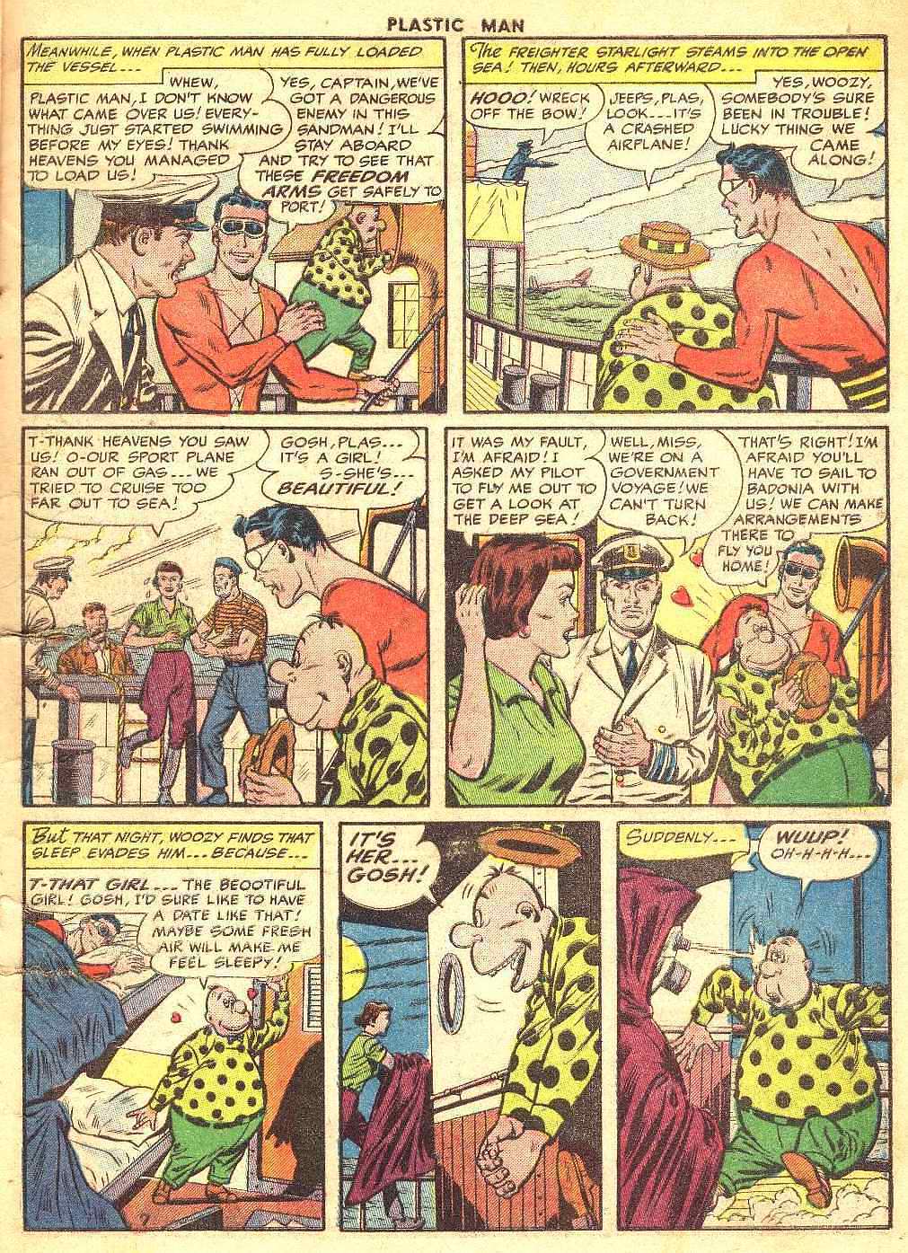 Read online Plastic Man (1943) comic -  Issue #51 - 9