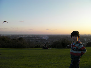 view from portsdown hill towards portsmouth and isle of wight