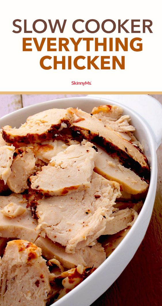 Slow Cooker Everything Chicken Recipe EASY RECIPES
