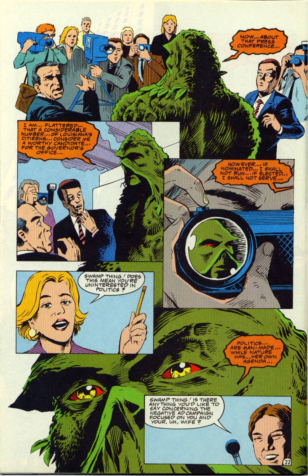 Swamp Thing (1982) Issue #113 #121 - English 23