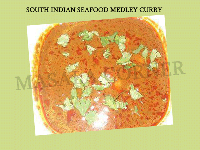 South Indian Seafood Medley Curry 