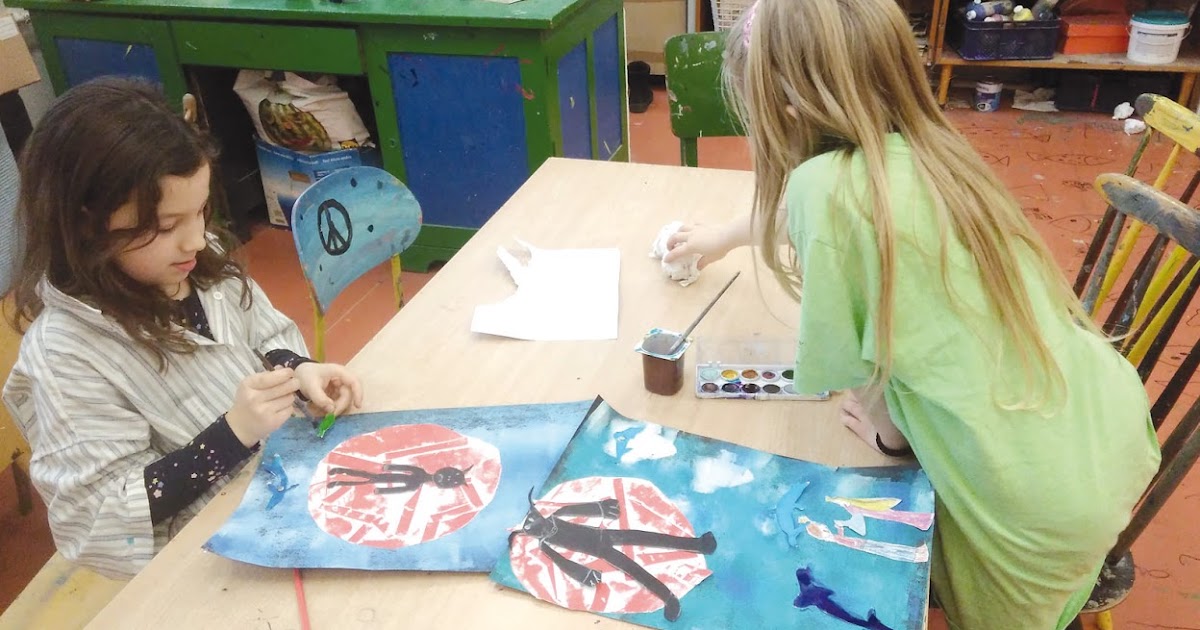 Výtvarka Svinov Jak Theseus zabil Minotaura...