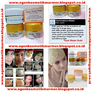 cream walet gold murah asli original