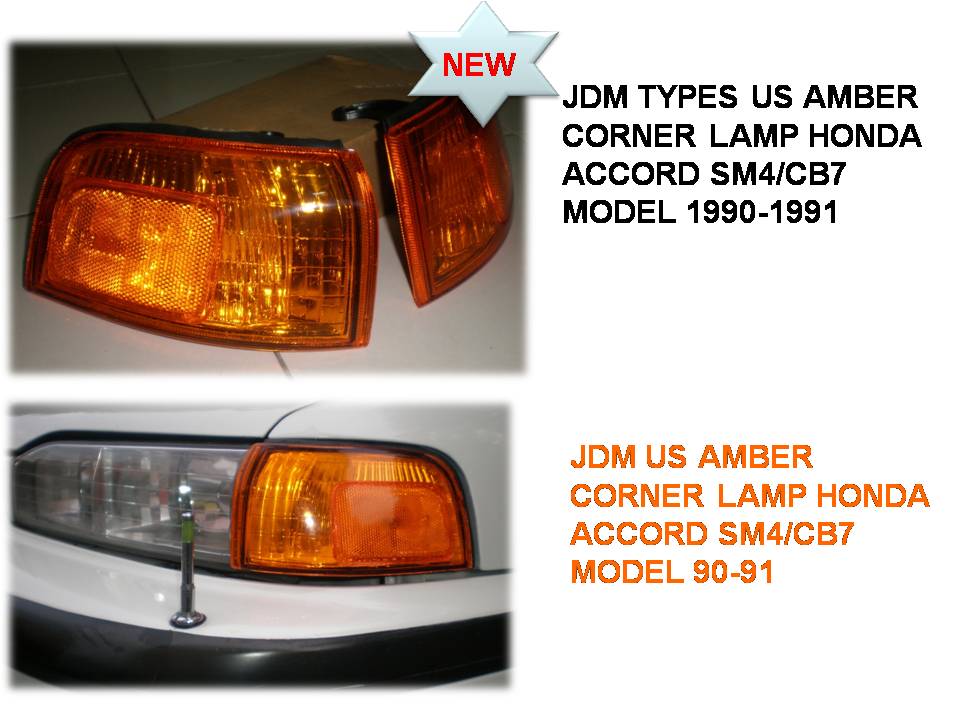HONDA ACCESS by zainal access USA AMBER CORNER LAMP HONDA ACCORD CB7/SM4