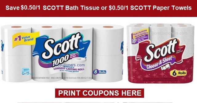Scott Coupons| Save up to $1.00 off