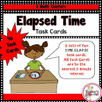  Elapsed Time Task Cards