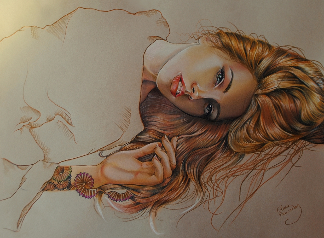 мультяшные девушки блондинки. отрисованный. как отрисовать. отрисовка портрета в фотошопе. уроки рисования в иллюстраторе.