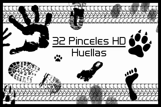 32 Pinceles Hd De Huellas Para Photoshop Saltaalavista Blog