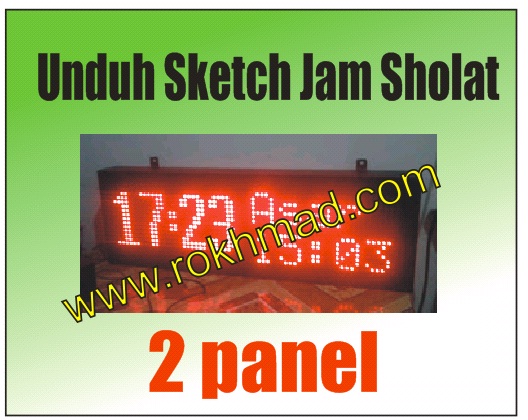 Sketch Jam Sholat 2 Panel