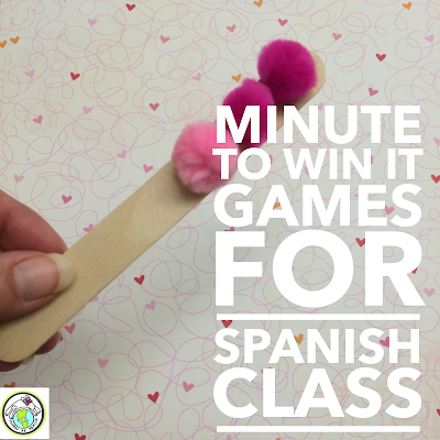 Minute to Win It Games for Spanish Class