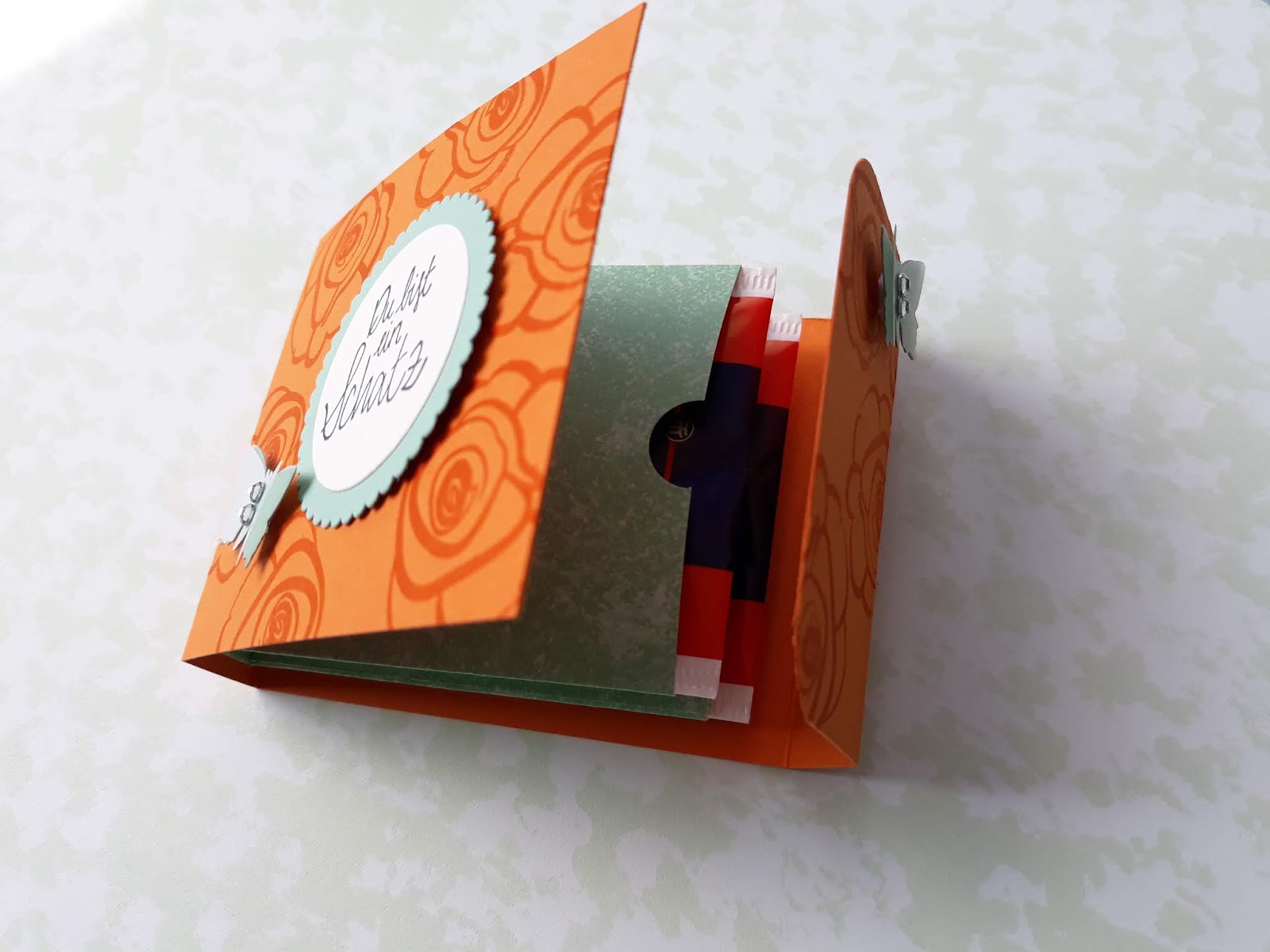 Teebeutel Buchlein Kreativtisch Feuerwerk