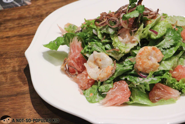 Shrimp Suha Salad of Bench Cafe