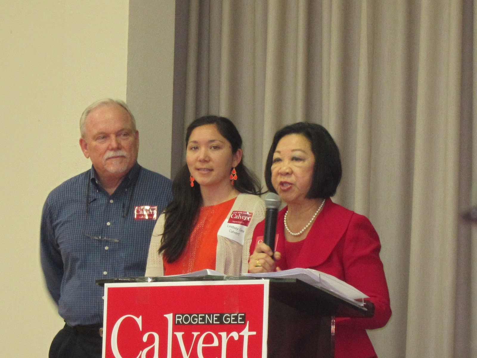 Behind the Block Walking: Ready, Set, Go: Rogene Gee Calvert's Campaign ...