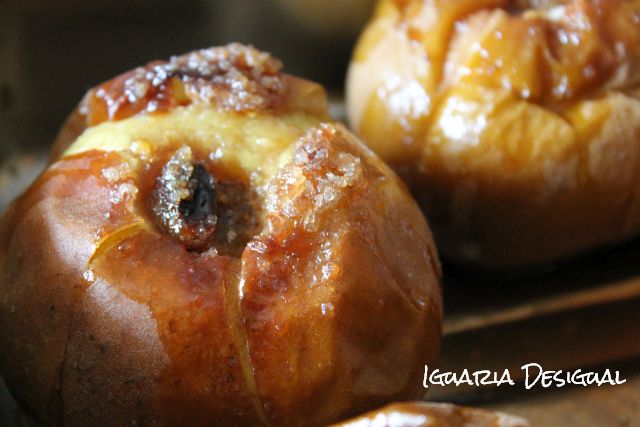 Maçãs Assadas com Mel