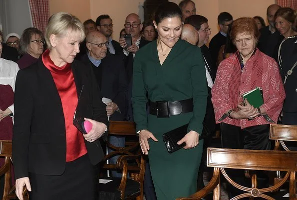 Crown Princess Victoria wore her Rodebjer Alexe dress. Crown Princess Victoria wore a green dress by Rodebjer