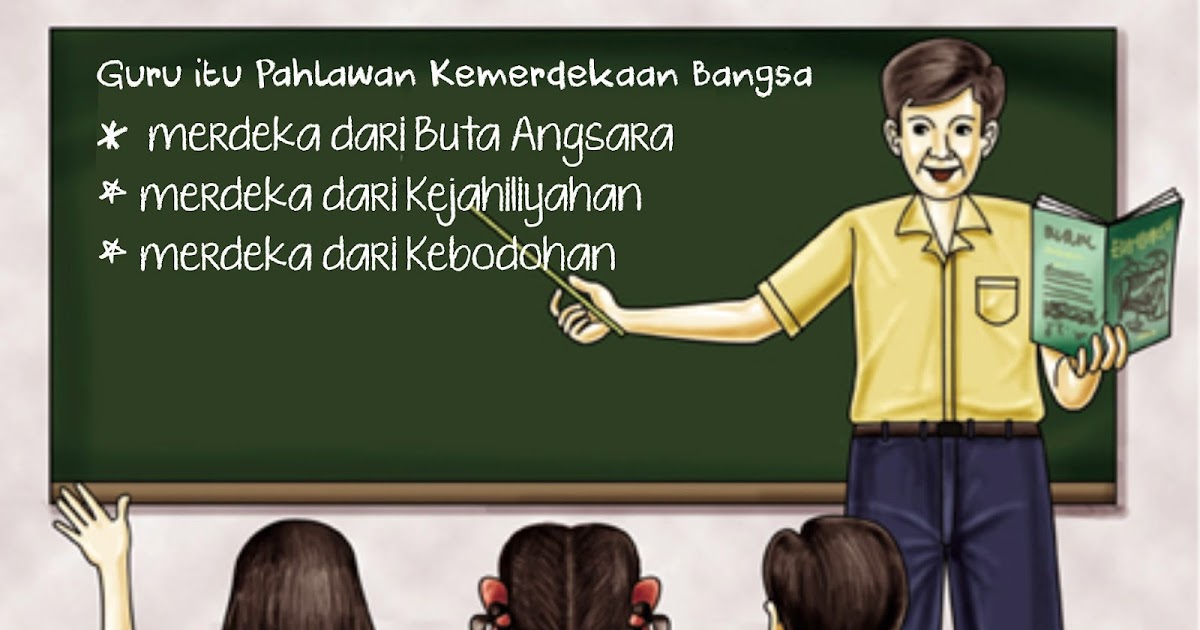 Paling Bagus 24 Gambar Kartun Guru Sedang Mengajar Gani Gambar