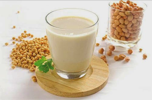 Sữa đậu nành có tác dụng làm săn da, giảm mỡ