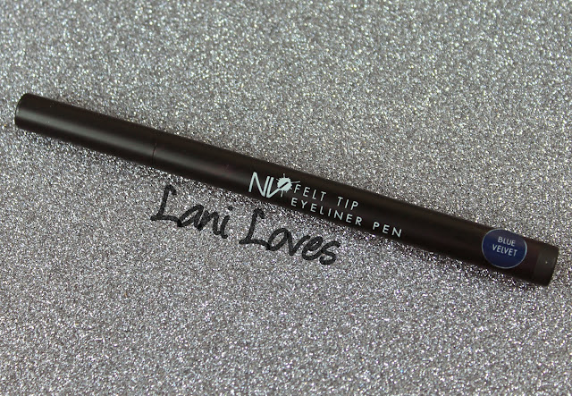 NV Colour Felt Tip Eyeliner Pen - Blue Velvet Swatches & Review
