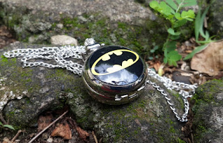 Jam Saku Unik Super Hero Batman P785 With Necklace chain
