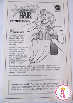 Как наносить звезды на волосы куклы барби Стиль Голливуд 1992 года