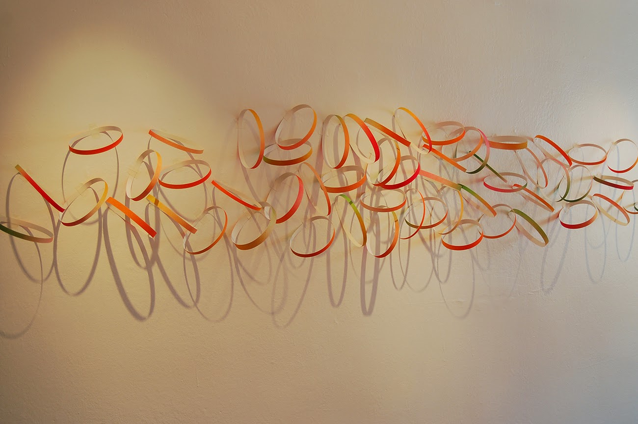 Wall-Mounted Paper Sculpture