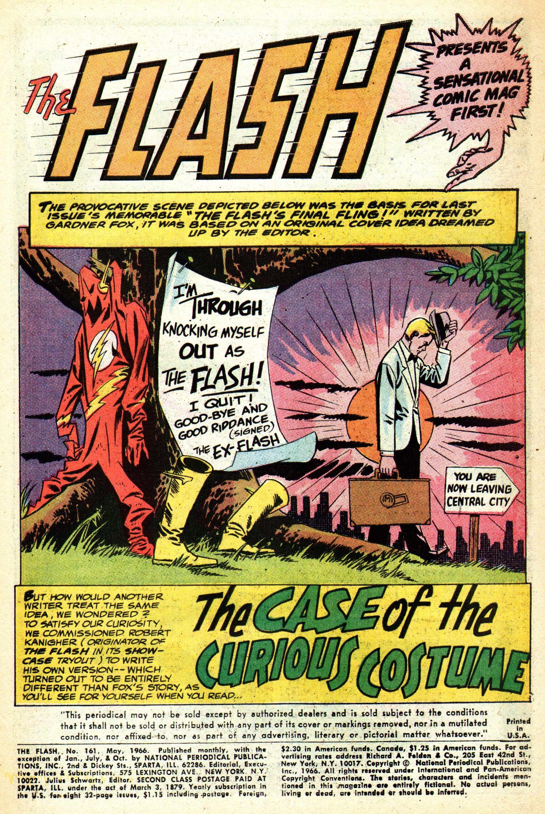 Read online The Flash (1959) comic -  Issue #161 - 3