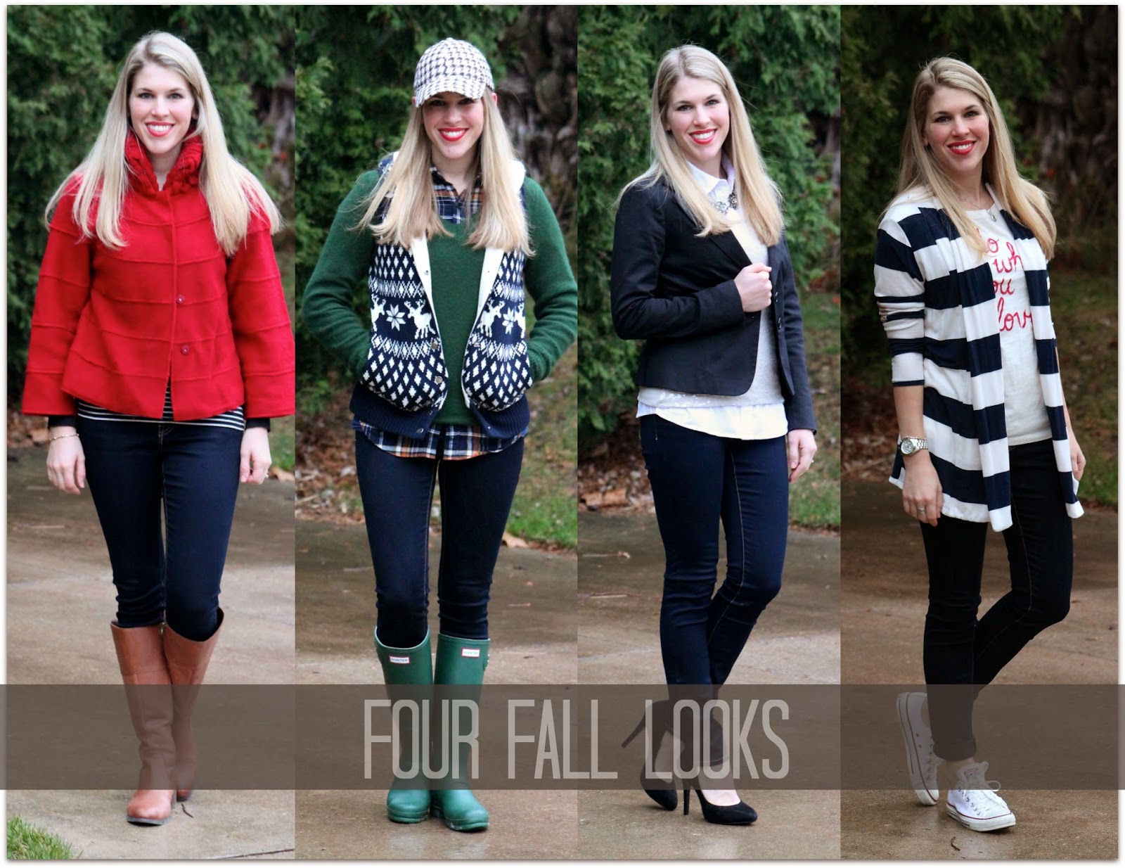 Confident Twosday: Four Fall Looks with Jeans