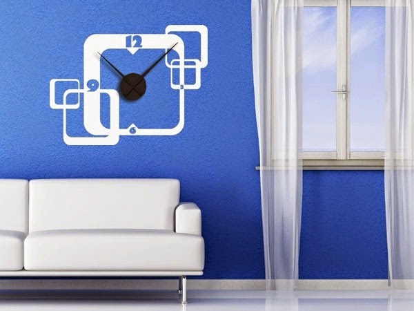Unusual Wall Clock for Contemporary Room Design