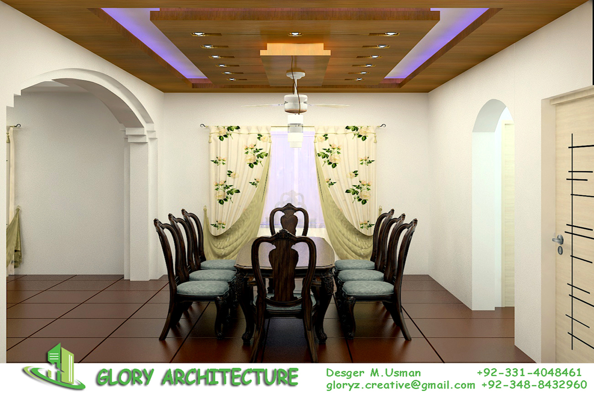 Dining Area Modern Ceiling Design