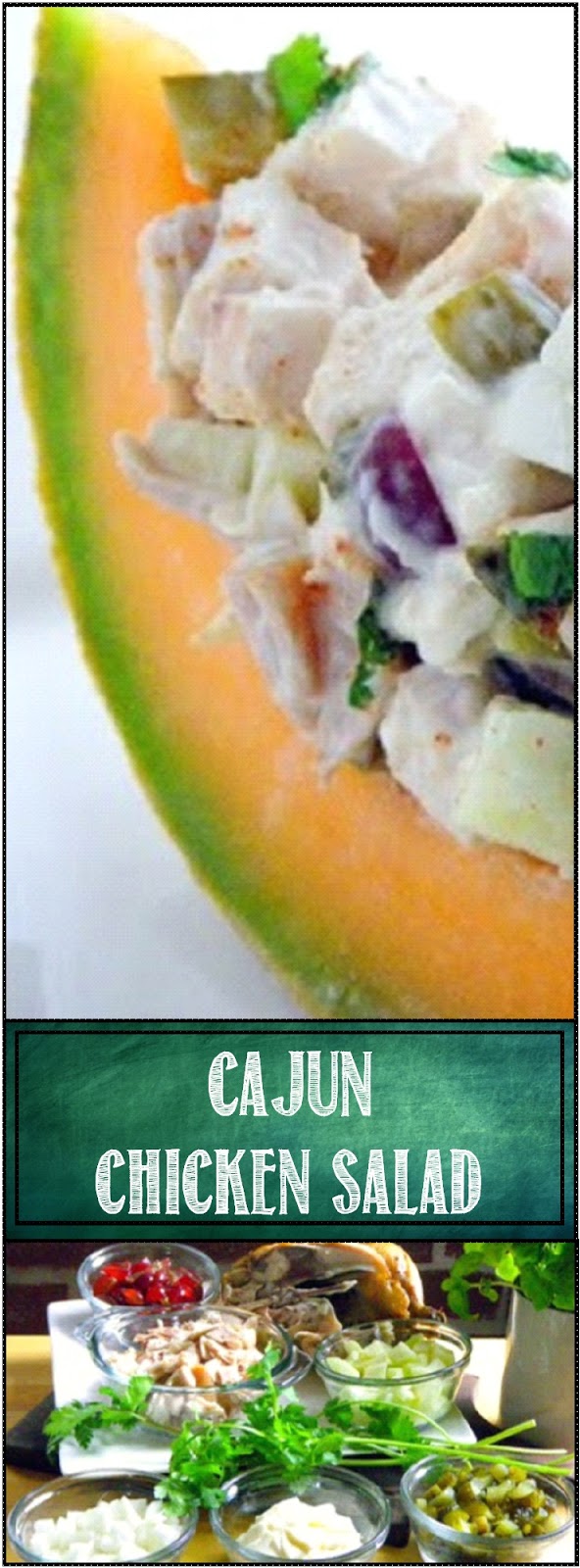 52 Ways to Cook Cajun Chicken Salad with lots of Farmer's market Goodies!