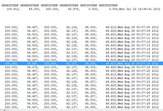 csv file sample