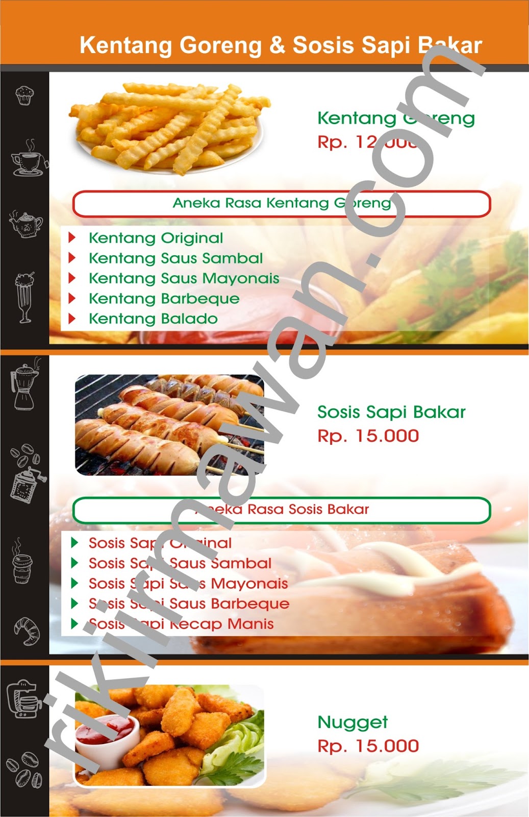 Contoh Buku Menu Restoran Adalah - IMAGESEE
