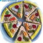 PATRON GRATIS PIZZA AMIGURUMI