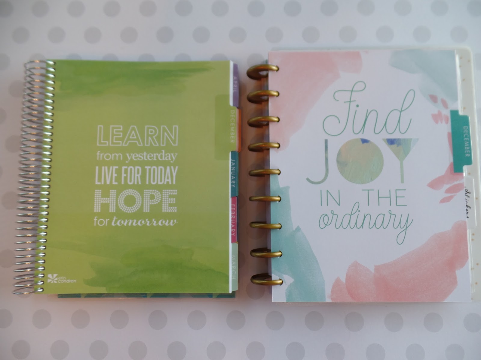 The Planner's Hedge The Happy Planner VS Erin Condren's Life Planner a