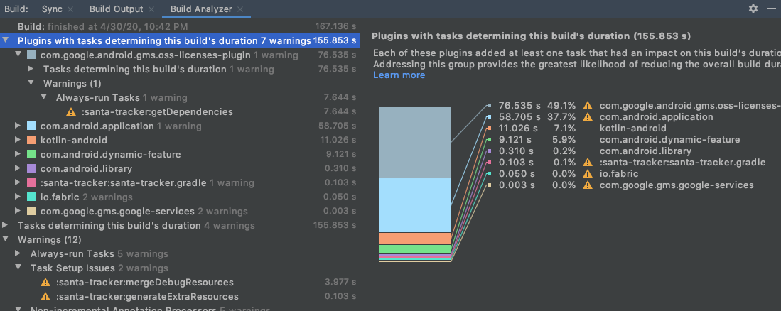   Resuelve cuellos de botella en tu rendimiento de construcción con Build Analyzer 