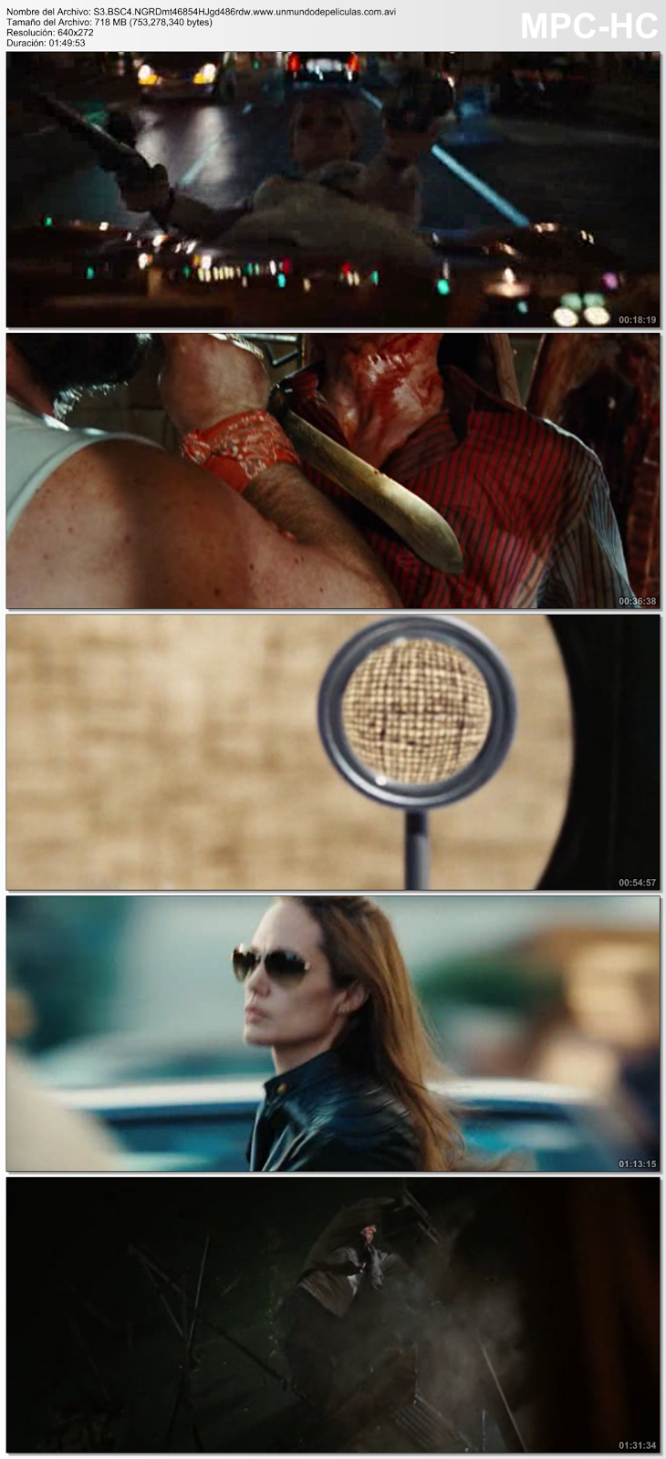 Capturas de la película.