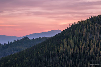 Bitterroot Range at sunset