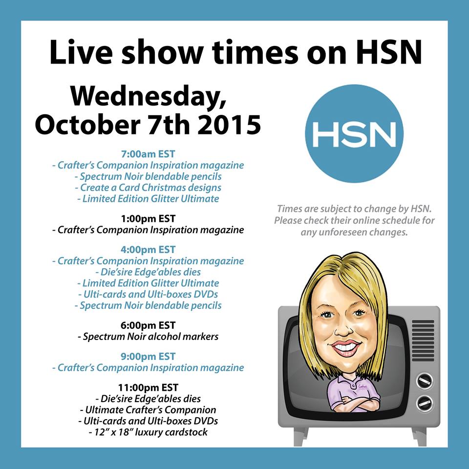 BEADZ Watch HSN Craft Day Tomorrow for Crafter's Companion US and Sara