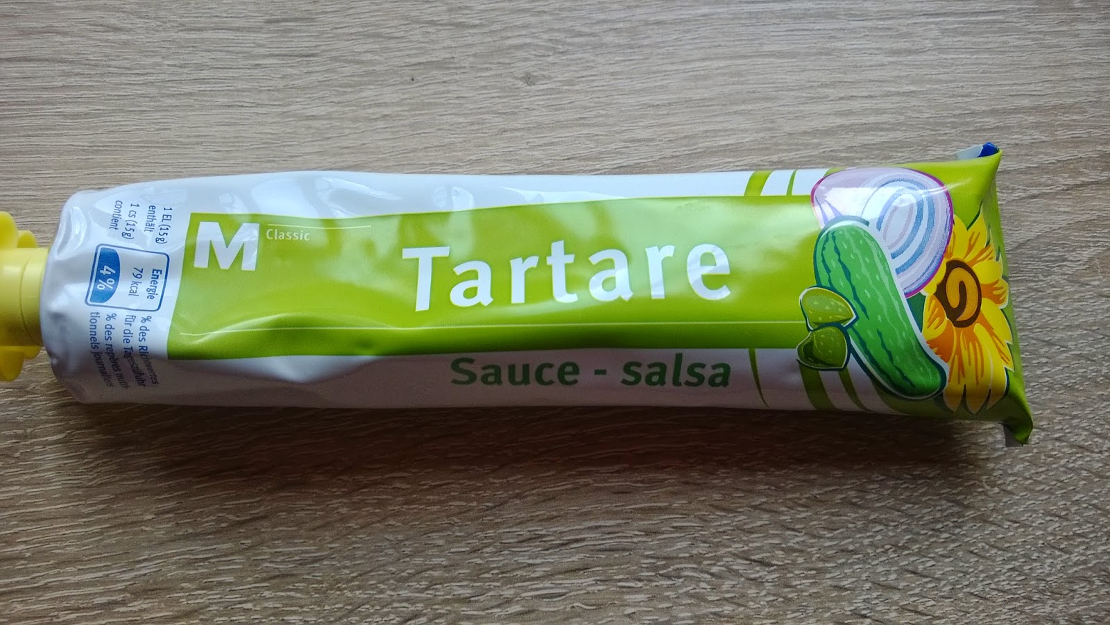 Tartare in der Verpackung.
