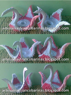 artesanias franco barinas: GANSOS DE PAPEL