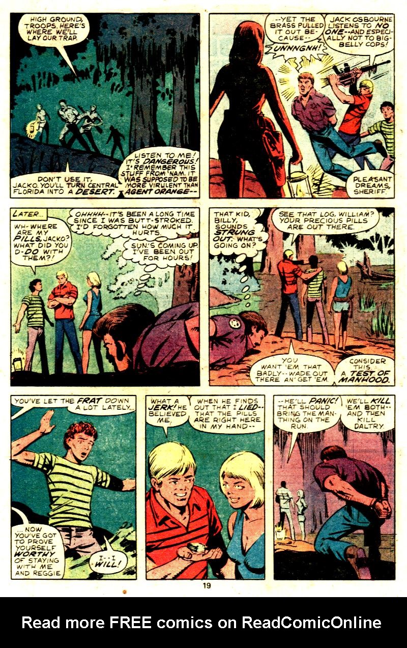 Read online Man-Thing (1979) comic -  Issue #6 - 13